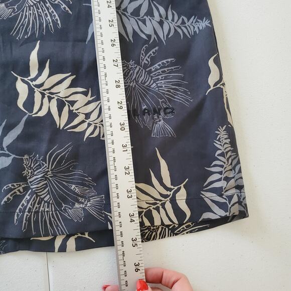 Wyland Dress Womens Small Silk Lion Fish Sea Life Sleeveless Tank Aftco Hawaii - Picture 6 of 9